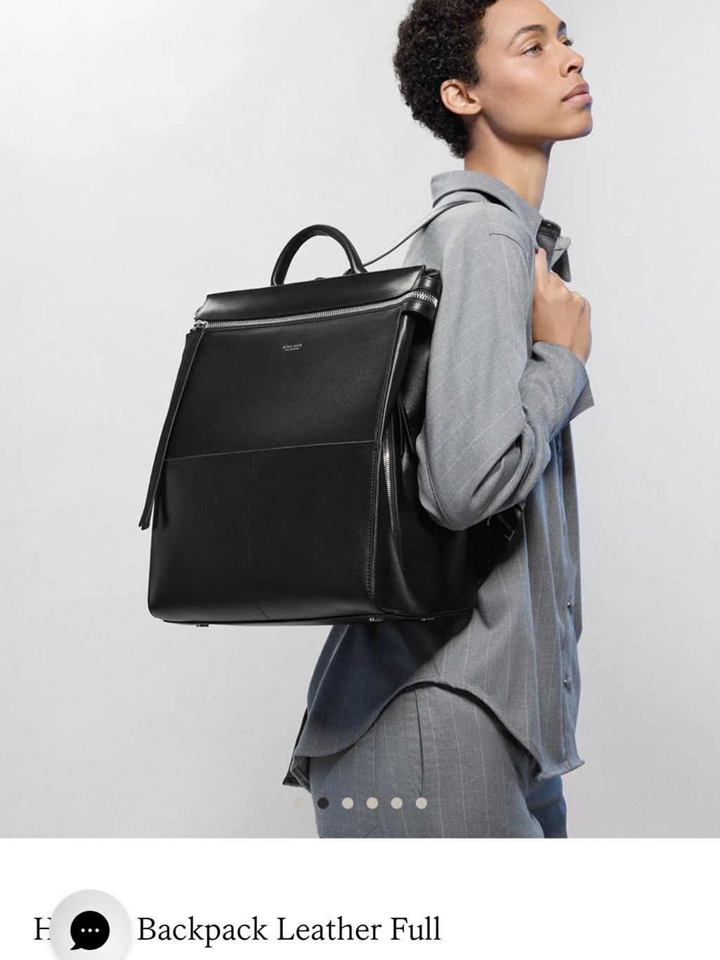 Mina Baie Harper Backpack Leather Full - Euc — image 7 of 7